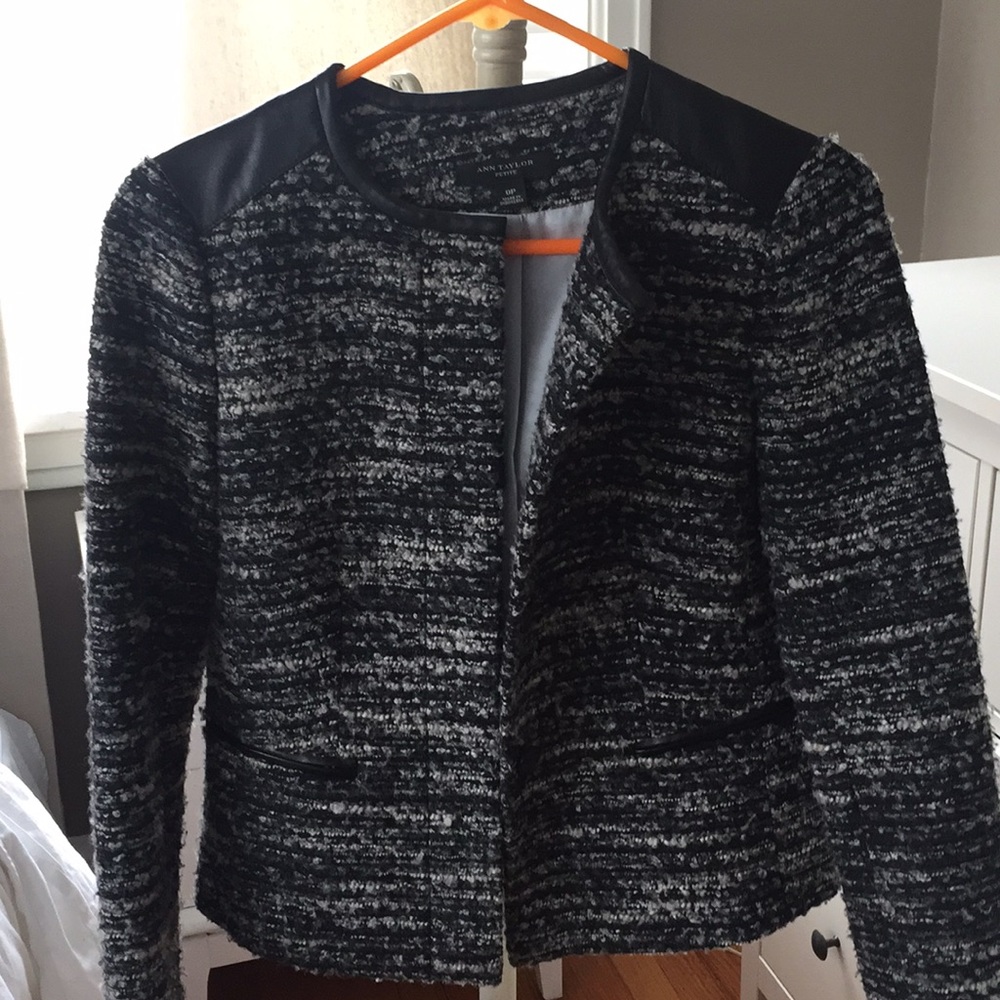 Ann Taylor tweed jacket
